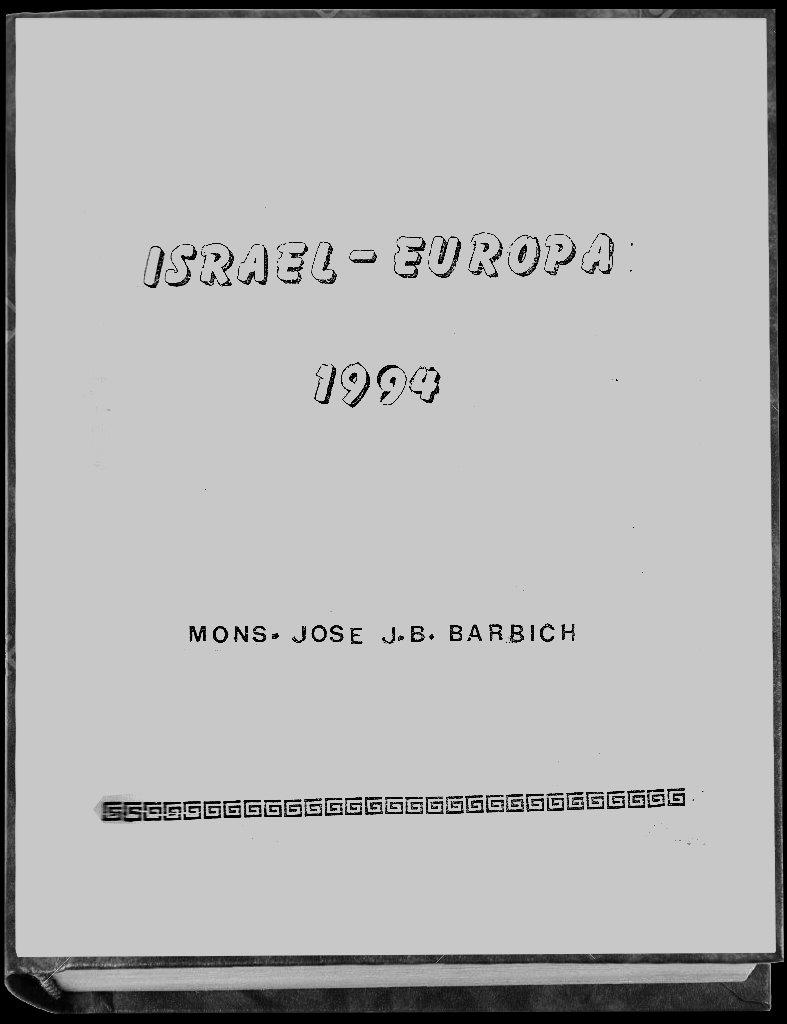 1994 - ISRAEL - EUROPA